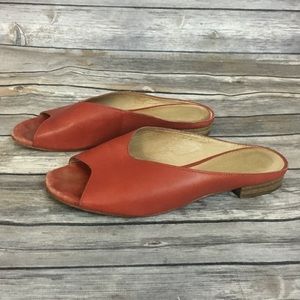 Madewell | Shoes | Madewell Tavi Slide Sandal In Dark Cinnabar | Poshmark